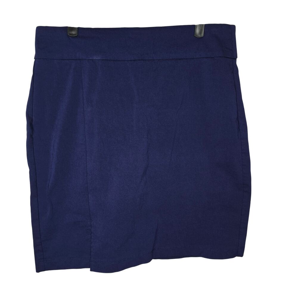 Miraclesuit Shaping Stretch Blue Career Pencil Skirt Size 10